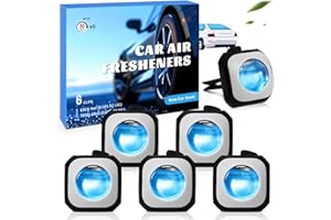SCENTORINI Profumo Auto Deodorante Auto Fragranza di Auto Nuova Profumatore Auto Per Elimina Odori Profumatore Macchina da 30 Giorni Totale 6 Pz