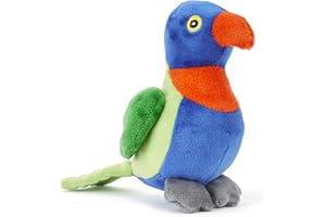 Zappi Co Peluche Douce et Moelleuse pour Enfants - Animaux en Peluche Parfaits pour des Compagnons de Jeu Douillets et Agréables pour Les Enfants (12-15 cm) (Loriquet)