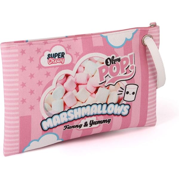 Oh My Pop! Astuccio Da Toilette Bubblegum Rosa | Borsa Cosmetici Rettangolare, 25x14 Cm, Zip, Per Trucchi E Prodotti Igiene - 3