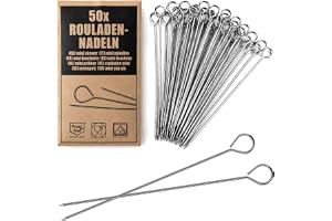 COM-FOUR® 50x nålar av rostfritt stål, 11 cm långa spettar