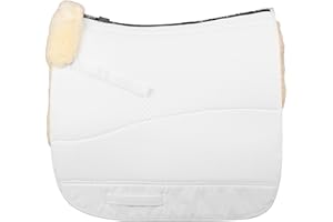 ‎ENGEL REITSPORT Engel Reitsport AirTec Lammfell Schabracke mit Funktionsgewebe at-SCHABRA1 wirbelsäulenfrei Fellrand vorne Dressur und Vielseitigkeit