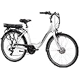 F.lli Schiano E-Moon 26 pollici bicicletta elettrica, bici da città per adulti, ebike per uomo donna, e-bike con motore elett