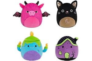 Squishmallows Original Halloween 4-Pack – Official Jazwares Plush (Little) (Amazon Exclusive)
