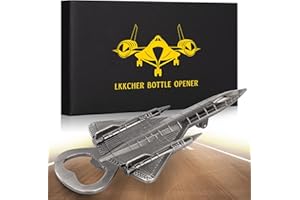 LKKCHER Aufklärungs Flugzeug Bierflaschenöffner Geschenke für Männer, Flugzeug Geschenke für Militär Fans Piloten, Vatertagsgeschenk Geburtstagsgeschenk Geschenkideen für Männer Papa Ehemann Sohn Ihn