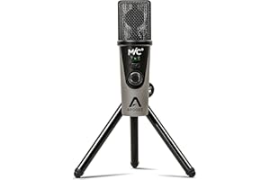 Apogee MIC Plus USB-Mikrofon (Nierencharakteristik, iOS, Mac und Windows, Sprach- und Gesangsaufnahmen, Multi-Color Status LED, Micro-USB Port)