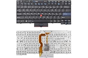 SUNMALL New Laptop Keyboard with Pointer Compatible with Lenovo ThinkPad T400S T410 T410S T410I T410SI T420 T420I T420S T510 T510I T520 W510 W520 X220 X220I X220S X220T US Layout Black