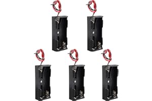 HALJIA 5 st 3 V AAA 2 x 1,5 V batterihållare fodral förvaringsbox batteriorganiserare batteribehållare med trådledningar svar
