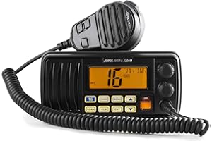 Jopix - Emisora Móvil Marino JOPIX Marine 3300M con Llamada Selectiva Digital (DSC) | VHF Homologada por la DGMM | IP67 | 55 Canales | 25W/1W