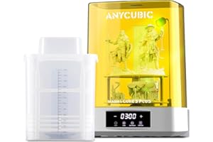 ANYCUBIC Wash and Cure 3 Plus für LCD/SLA/DLP Resin 3D Drucker, Dual-Layer-Design und IPA-Einsparung, 228x128x260 mm, für Photon Mono M5/M5s/M5s Pro/M7 Pro/X 6Ks/X2/Saturn Series
