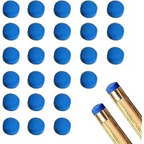 AOYUDJ Lot de 10 pointes de queue de billard en cuir dur à visser - Accessoire de bâton de billard
