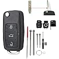 For Volkswagen Transporter MK6 Key Fob Polo Key Fob Seat Leon Key Fob Skoda Octavia Key Fob VW Touran Key Fob Pin Removal Tools Volkswagen Golf Keys For VW Passat 3 Buttons