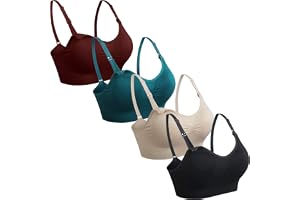 GXXGE 4-pack amnings-BH för amning moderskap behåar push-up silke sömlös graviditet bralette underkläder