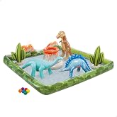 Intex 56132 Jurasik Park Şekilli Oyun Havuzu 201x201 cm, su sporları, plaj malzemesi, şişme &uuml;r&uuml;n, y&uuml;zme aksesuarı, kamp, dalı