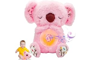 BAISHUWU Loutre Qui Respire, Koala Apaisant, Peluche Loutre Qui Respires, Ma Loutre Calin Bonne Nuit, Soulagement L'Anxiété Koala, Peluche Koala Qui Respire, Loutre Veilleuse Bébé, Cadeau pour Nouveau-né (M2)