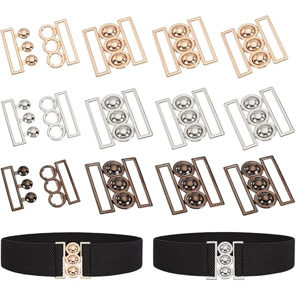 4 Fibbie In Metallo Per Salopette - Oro, Universalmente Compatibili Con Pantaloni E Zaini - Foto 4