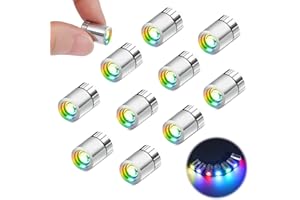 YUYWWAN 10 Pezzi Mini Luce LED, Micro Luci LED a Batteria, Luce per Casa delle Bambole, Luci LED Piccola per Feste Decorazioni, Vetrine, Fai da Te, Casa delle Bambole Illuminazione (Colorato)