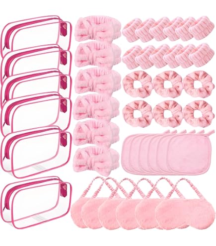 Maschera Per Occhi Bambine Fai Da Te - 6 Pezzi Con Adesivi Colorati, Set Pigiama Party E Spa Rosa Per Ragazze 5-12 Anni - 2