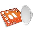 Halonix 6W Cosma Neo 6500K Cool White Recess Round led downlighter | Pack of 1 | Cut Out: 4 inch | LED Ceiling Light for Home