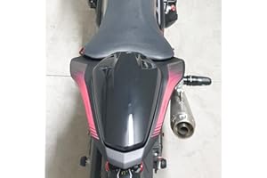 Lorababer Motorcycle Rear Passenger Pillion Solo Seat Cowl Cover Hard ABS Tail Section Fairing Cover Fits for K.awasaki Z H2/SE Z H-2 SE z h2 se (2020-2024) Z900 Z 900 (2017-2024) (Black)