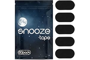 POLAR RECOVERY Snooze Tape for Improved Sleep (60pack) - Advanced Mouth Tape for nasel Breathing and Reduced snoring, Sleep Mouth Tape for Men & Woman…
