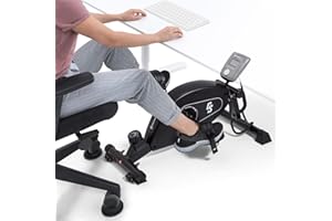 CAPITAL SPORTS Capital Sport Velo d Appartement, Mini Vélo d'Exercice Cardio-training pour le Bureau, Pédalier 8 Niveaux de Résistance Magnétique, Bluetooth, Vélo d'appartement Pliable, Pedalier home trainer velo
