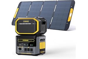 VTOMAN FlashSpeed 1500 Portable Power Station Bundle with Extra Battery & 400W Solar Panel Included - 1500W/3096Wh Solargenerator LiFePO4 Battery Power Station for Camping, RVs, Home Backup