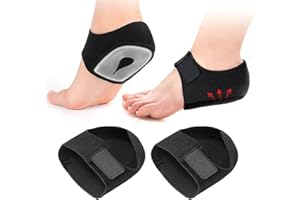 LAOYE Almohadillas para Talon 2PCS Protector de Talon Gel para Aliviar Fascitis Plantar Talón para Tendinitis Aquiles, Espolones Calcáneos, Almohadillas Talon Protector Antideslizante, Talla 40-46