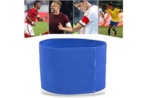 BONKZEBU Bracciale da Capitano di Calcio, Fascia da Capitano di Calcio in Nylon, Bande da Giocatore Regolabili 31*6,5 Cm/12,2*2,6 Pollici per Giocatore di Calcio All'aperto