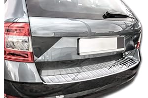 Recambo Boot Sill Protector, Stainless Steel Chrome, Compatible with Skoda Octavia 3 Estate Facelift 2017-2020, Premium Quality