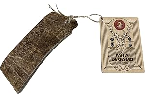 Productos naturales ECOMORDISCOS Asta de Gamo Natural para Perro – 100% Natural, Cuerno Masticable Duradero, Hueso Mordedor para Perros, Juguete Dental Antiestrés, Apto para Interior (M)