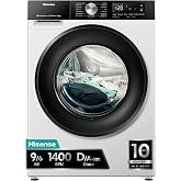 Hisense WD3S9043BW3 &ndash; Washing Machine, Free Inst., 9/6kg, 1400rpm, Depth 55 | AlxWxFn 84.5x59.4x55 cm, White, WiFi, Inverter,