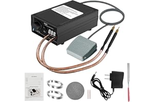 JINSENTGG Soldador por Puntos para Baterías 8000W, Soldador Puntos Portátil Hancaner Kit de Bricolaje, Soldador Mano Alto Rendimiento con Banda Níquel, Soldadores Ajustables para Máquina Soldadura por Puntos