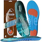 OS204 | Memory and Gel Orthopedic, Massage Effective, Memory, Soft, Extra Comfort Daily Insoles (40-45)