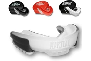 MADGON Le protège-Dents Martial Vindicator pour Une Respiration idéale et Facile à Ajuster ! Protège-Dents de différentes Formes. pour Les Arts Martiaux, Le MMA, la Boxe, Le Kickboxing, Le Hockey - Adultes