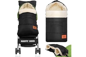 EAQ Cosytoes Footmuff with Handmuff Baby Footmuff Fleece Lined Cosytoes Warm Washable Universal Pushchair Footmuff