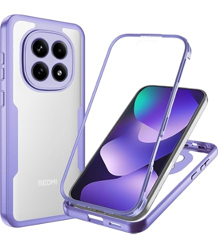 FocRelaxer Custodia per Xiaomi Redmi Note 14 Pro, custodia impermeabile IP68 con protezione per lo schermo integrata, antiurto, antipolvere, protezione completa a 360 gradi, copertura trasparente