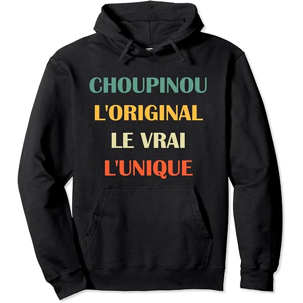 Sweatshirt Homme Papinou L'Original Le Vrai L'Unique - Cadeau Humoristique Fête Des Pères