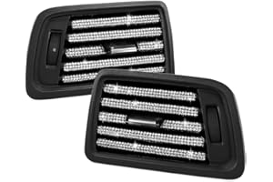 VELLICHOR EUROPE Diamond effect car interior vent trim | 10PCS Strips of rhinestones Bling up car interior and dash | Vehicle accessories | Personalise decorate your dashboard | SNAP ON easy fit | Fits almost any type