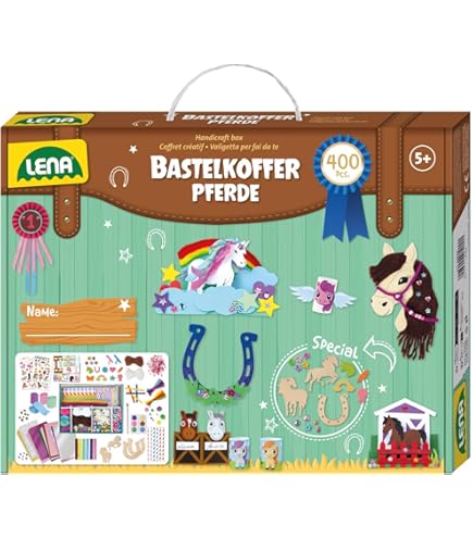 Lena® Knutselset Knutselkoffer Jumbo, roze in de online winkel