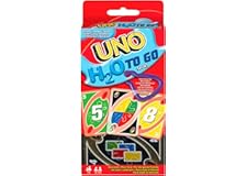 Mattel Games UNO H20 To Go, Juego de Cartas Resistentes al Agua, para niños +7 años y Adultos, Ideal para Playa , Nieve y Viajes , P1703