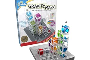 ThinkFun Gravity Maze Falling Marble Challenge Logic Brain Game and STEM Toys for Boys and Girls Age 8 Years Up for Kids and Adults