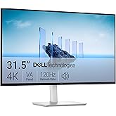 Dell 32 Plus 4K monit&ouml;r - S3225QS - 31,5 in&ccedil; 4K (3840 x 2160) 120 Hz'e kadar 16:9, VA Panel, AMD FreeSync Premium,%99 sRGB,%9