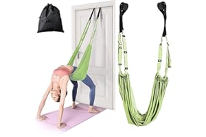 KimDaro Waist Back Leg Stretch Strap/Yoga Fitness Band, Leg Stretching Assist Trainer, Yoga Stretcher, Back Bend Split Inversion Strap for Fitness, Dance, Ballet, Gymnastics