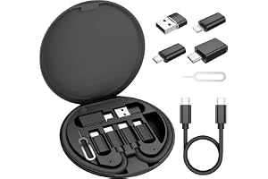 Elebase USB Adapter Kit,USB till USB C Adapter,Multi Portable Converter med