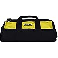 STANLEY 93-224 18'' 460mm Multipurpose Tools Storage Water Proof Nylon Bag for Easy & Convenient Storage, 1 Year Warranty, YELLOW & BLACK