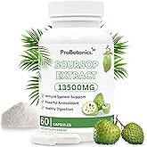 Soursop Capsules | Full Spectrum 13500mg 30:1 Extract Per Serving | Potent Antioxidant & Immune Support - 60 Capsules