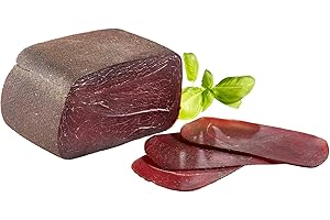 ‎ALMGOURMET Almgourmet - Tiroler Schinken aus Hirschfleisch - 2 Stück je 250g - Eingerieben mit Meersalz und luftgetrocknet - Herzhaft & würzig