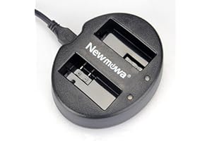 Newmowa Dual USB Ladegerät für Canon LP-E8 und Canon EOS 550D, EOS 600D, 650D, 700D, EOS Rebel T2i, EOS Rebel T3i, EOS Rebel T4i, EOS Rebel T5i, Kiss X4, X5, X6