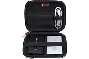 XANAD Etui Samsung T7 Shield/T7/T7 Touch 2 w 1, lekka i kompaktowa torba na zewnętrzny dysk SSD