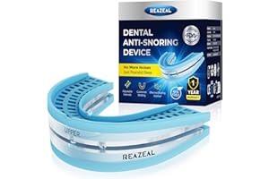 Reazeal Anti Snoring Devices for Sleep: Adjustable Snoring Mouthpiece- Snoring Solution (One Pack)